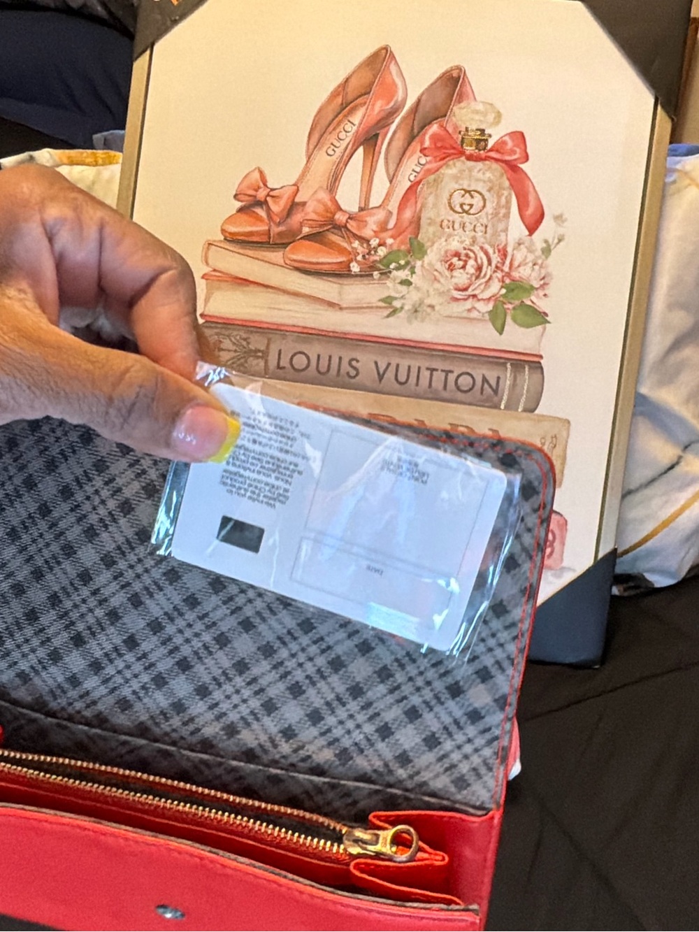 See by Chloé Red Leather Bow Wallet - Picture 3 of 16